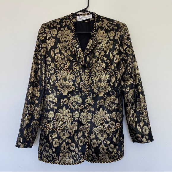 EVAN PICONE brocade blazer - Picture 1 of 4